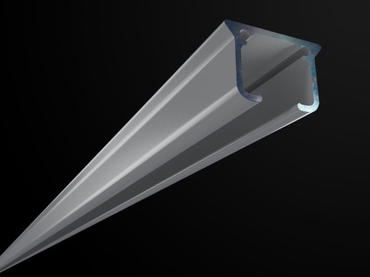 Szyna karniszowa podwójna Creativa ZS2-250 Szara