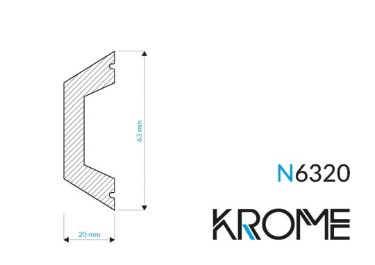 Listwa ścienna Krome N6320