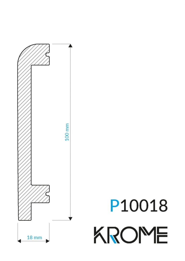 Listwa przypodłogowa Krome P10018