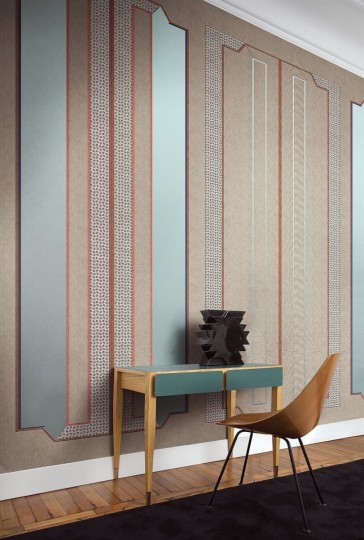 London Art 18015-02 Exclusive 18 Tre - mural geometryczny