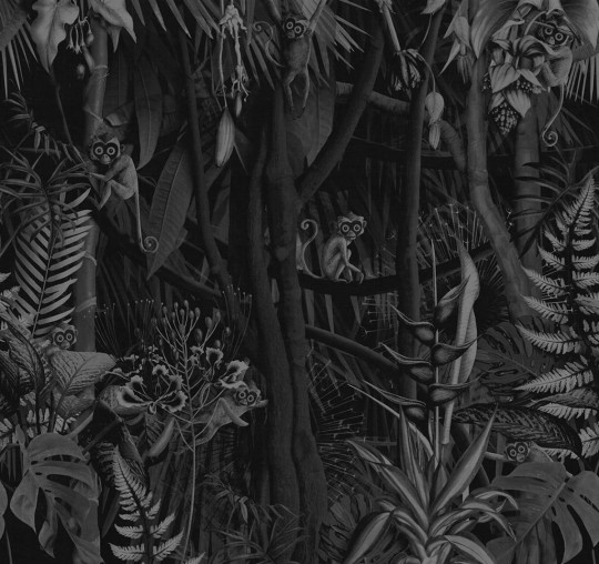 London Art 18053-02 Exclusive 18 Looks in the forest - mural egzotyczny