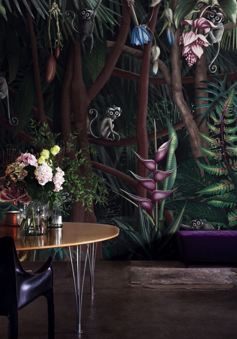London Art 18053-02 Exclusive 18 Looks in the forest - mural egzotyczny