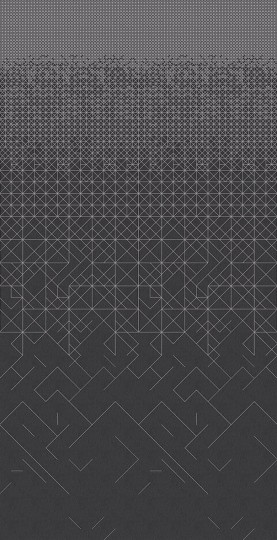London Art 15149-03 Exclusive 15/14 Shining - mural geometryczny
