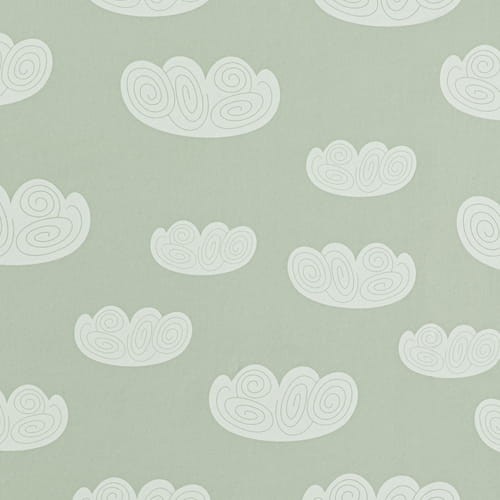 Tapeta Chmurki Ferm LIVING Cloud Wallpaper - Mint 520 Chmurki