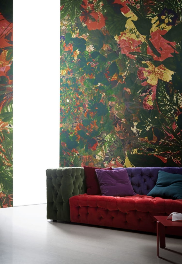 London Art 17003-02 Exclusive 17 Flower Power - mural w kwiaty