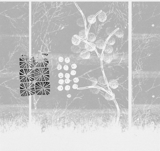 London Art 16007-03 Exclusive 16 Japanese - mural w kwiaty i owoce