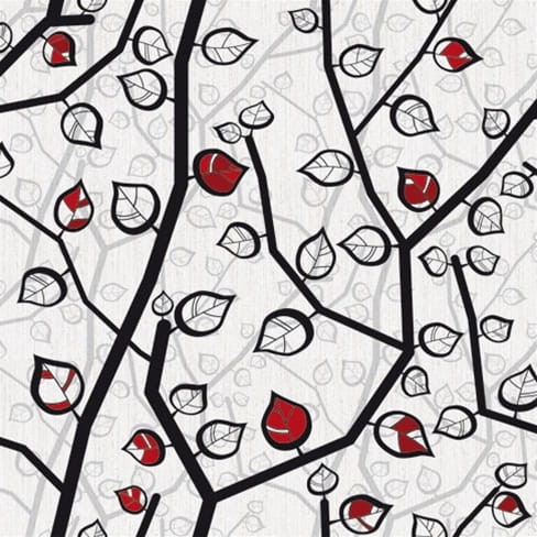Fototapeta London Art Red Leaves 12RL-01