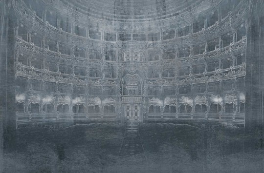 London Art 17046-01 Exclusive 17 Lirica - mural z panoramą teatru