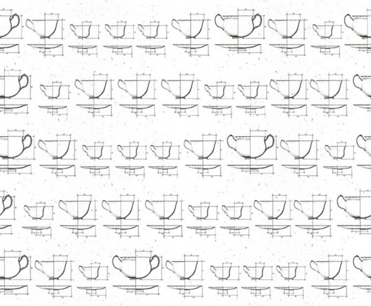 Fototapeta London Art Cups 14038-01