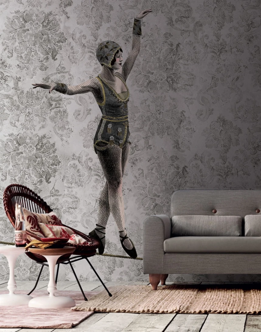 London Art 14059-01 Exclusive 15/14 The circus leaves town - mural z tancerką