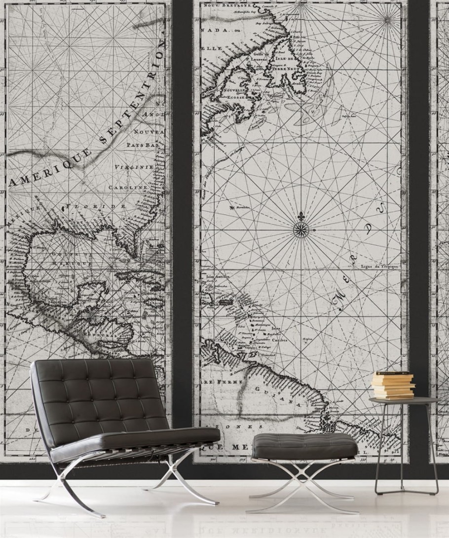 London Art 14081-01 Exclusive 15/14 Radiance - mural mapa świata