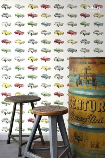 Tapeta Esta Everybody Bonjour 137-138731 Auta