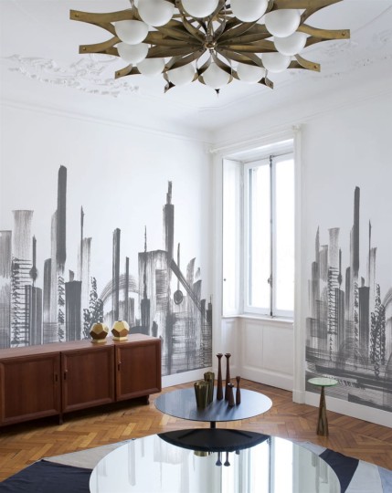 London Art 17042-02 Exclusive 17 Skyline - mural w wieżowce