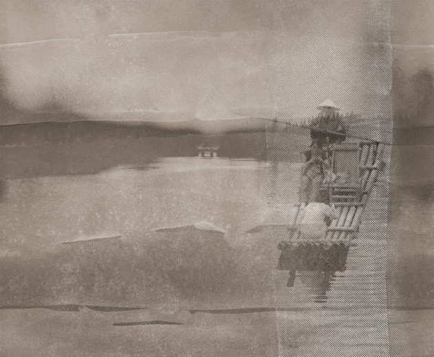 Fototapeta London Art Dark River 17048-02