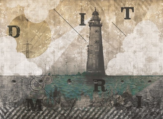 London Art 16051-02 Exclusive 16 Rise - mural latarnia morska