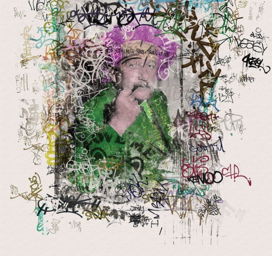 London Art 16055-02 Exclusive 16 Damage - mural artystyczny