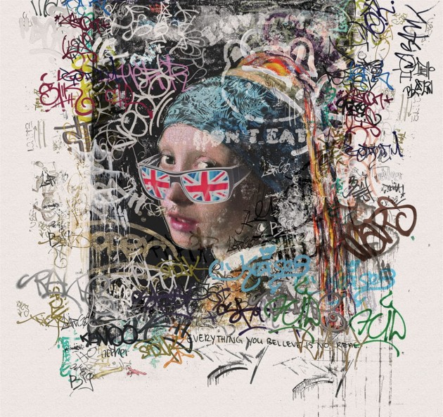 London Art 16055-03 Exclusive 16 Damage - mural artystyczny