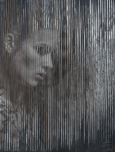 London Art 16063-04 Exclusive 16 Dark Side - mural z twarzą kobiety