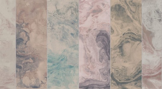 London Art 17004-01 Exclusive 17 Galaxy Marble - mural artystyczny w gwiazdy