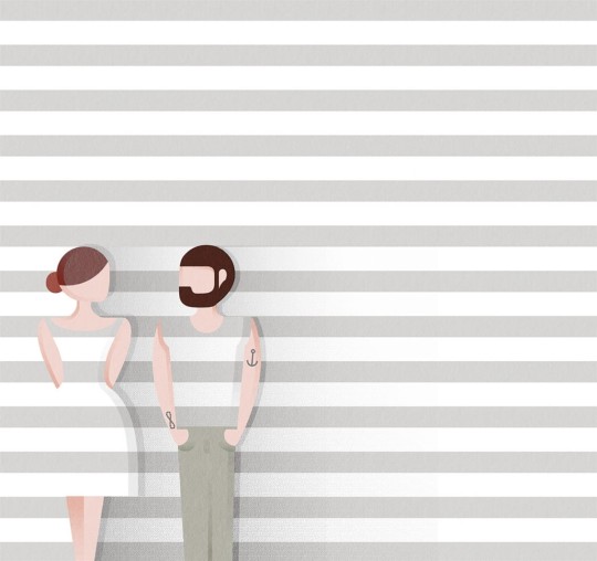 London Art 16016-02 Exclusive 16 Mesiuer Ligne - mural artystyczny