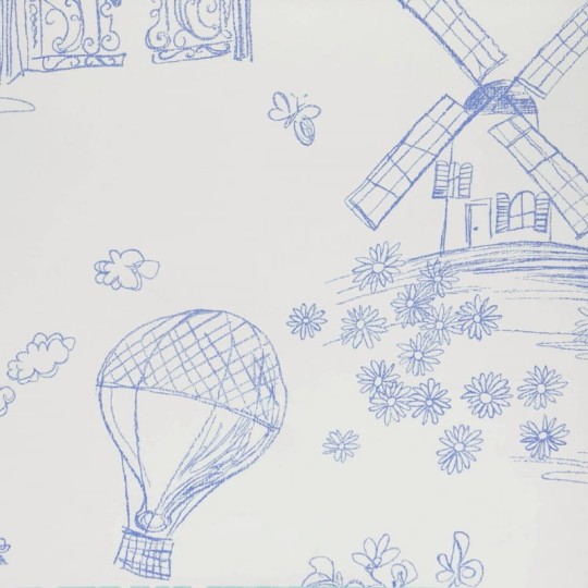 Tapeta Desginers Guild Around The World P566/05 MEADOWSWEET - COBALT