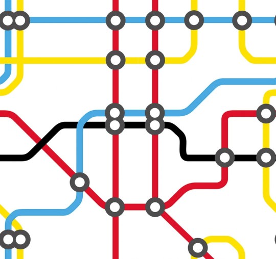 London Art 15011-01 Exclusive Kids Merilyn - mural w linie i kropki