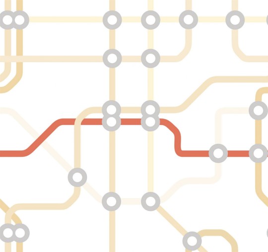 London Art 15011-04 Exclusive Kids Merilyn - mural w linie i kropki