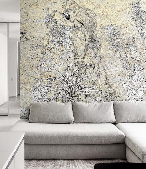 Mural Wallpepper Levante Ink garden