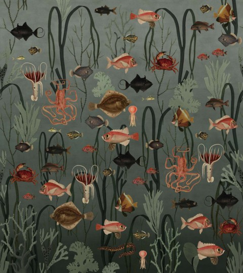 Fototapeta Rebel Walls Moss & Coral Aquatic Life, Oxygen R17141