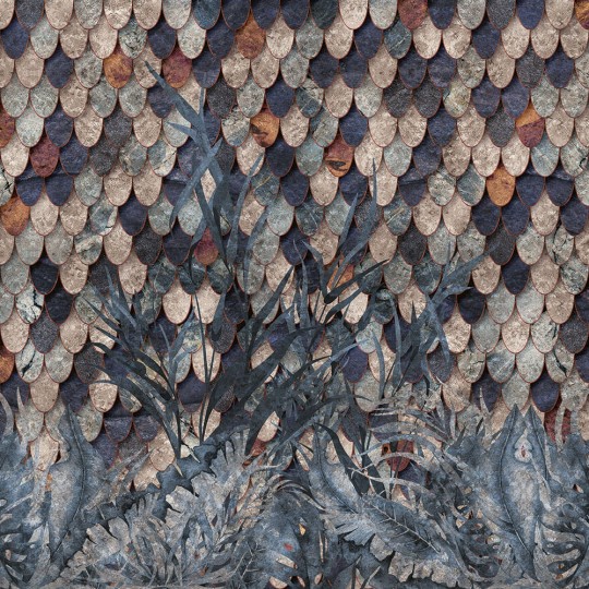 Mural Inkiostro Bianco Goldenwall Collection 01-19 INKKLZA1901 Bluescale