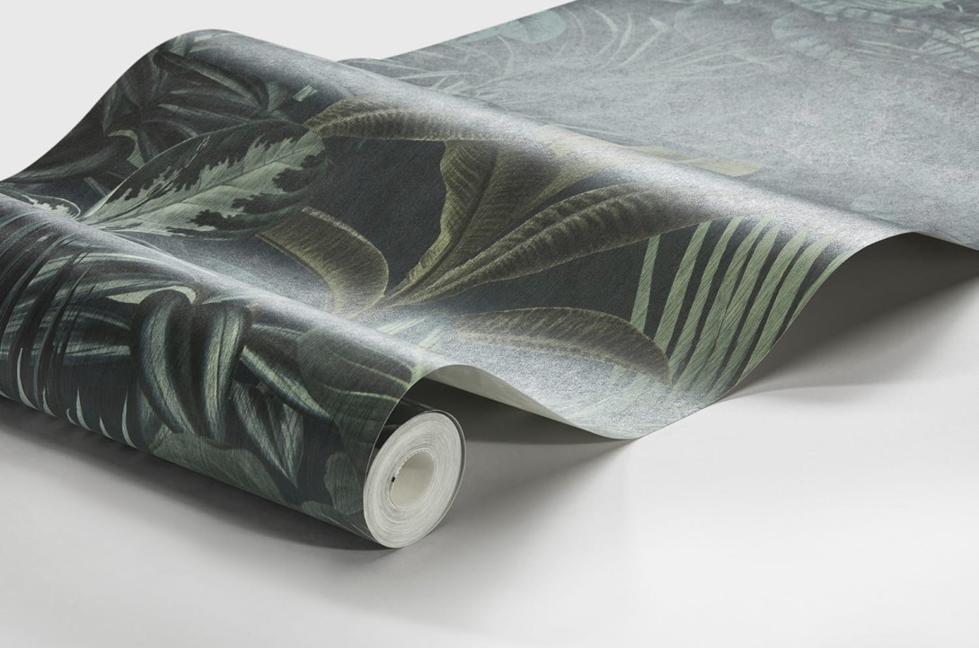 Boras Tapeter Studio 9571W Wild Animals Madagascar Leaves - mural egzotyczne liście