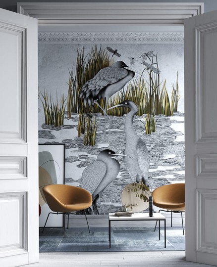 Mural Wonderwall Black & White 35 0214 02 Lago