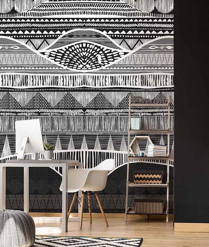 Mural Wonderwall Black & White 32 0211 01 Bosco
