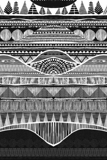 Mural Wonderwall Black & White 32 0211 01 Bosco