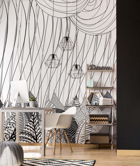 Mural Wonderwall Black & White 35 0201 01 Tapety Exotic