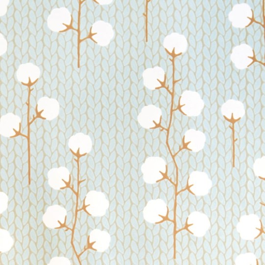Tapeta Majvillan Sweet Cotton 108-02 Turquoise