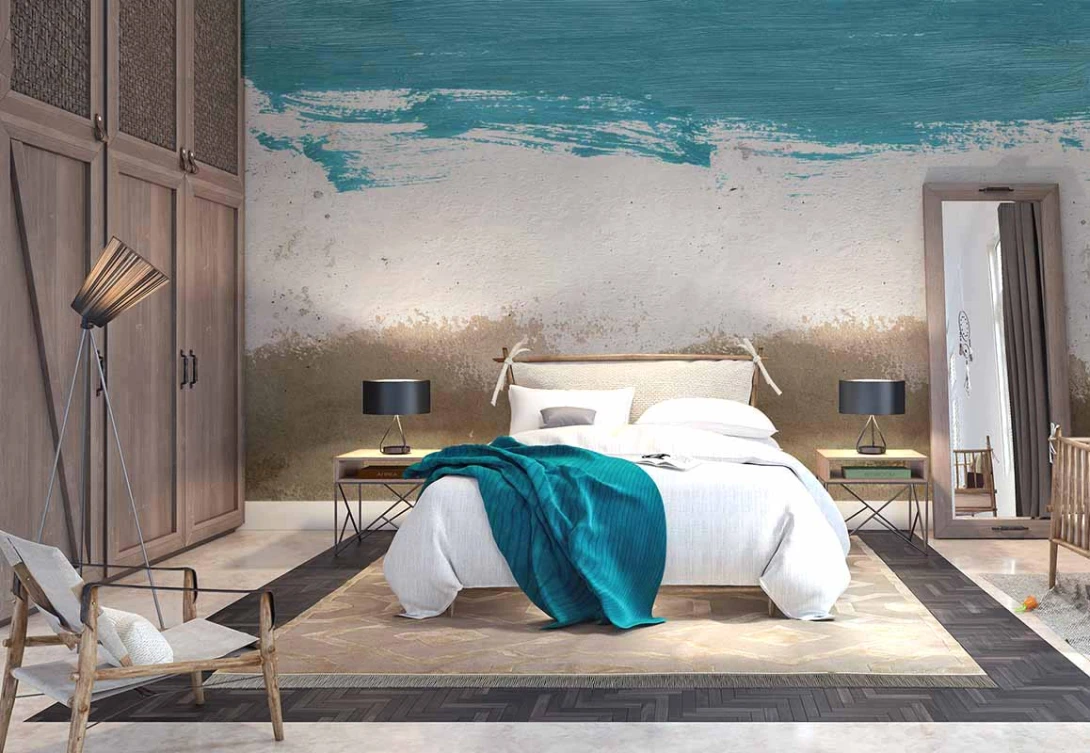 Mural Wonderwall Style Story 35 0434 03 Azure