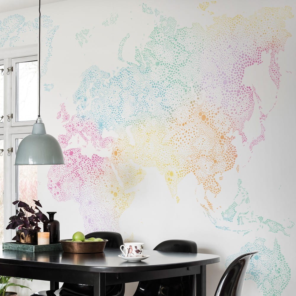 Tapeta Sandberg Familj 630-19 World Map