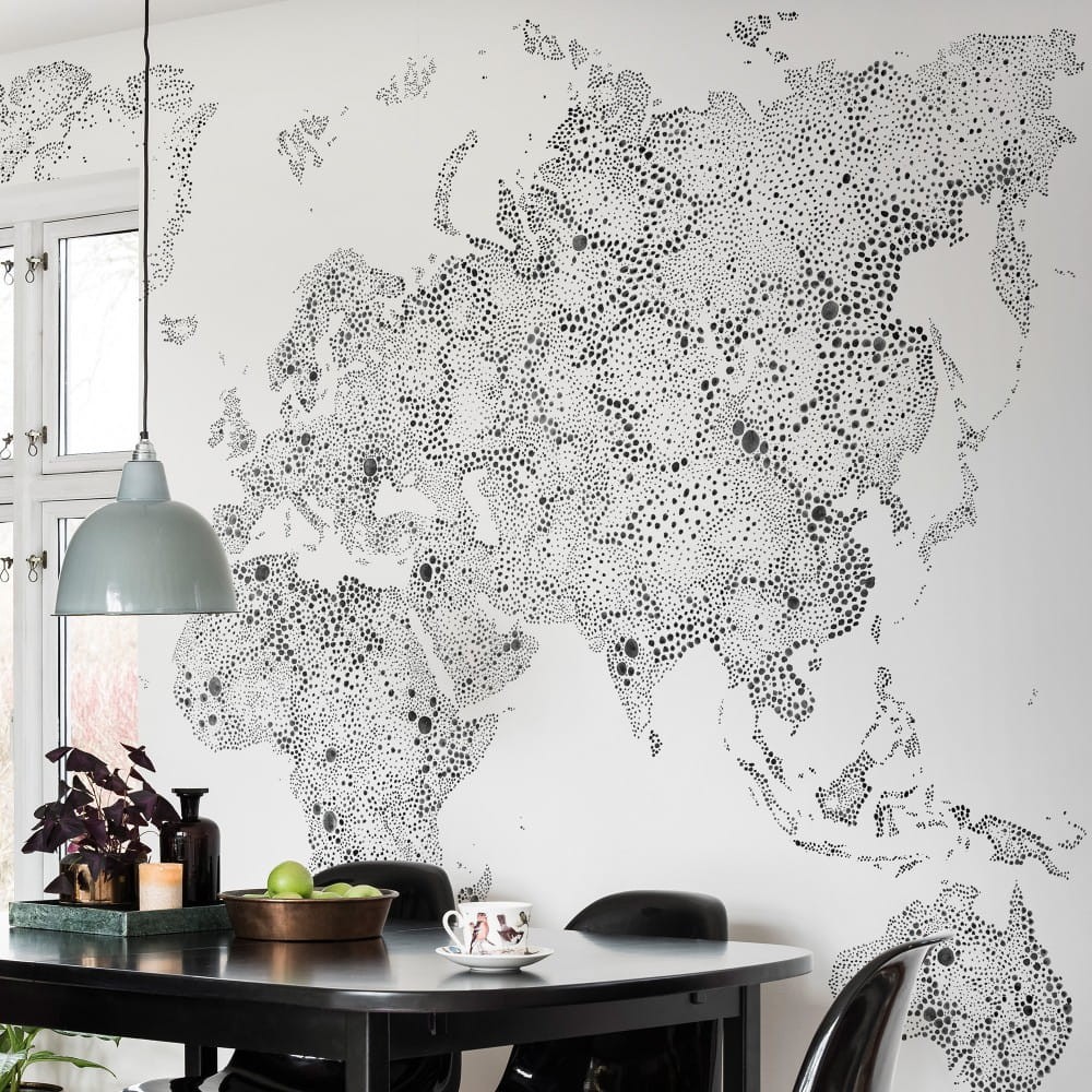 Tapeta Sandberg Familj 630-09 World Map