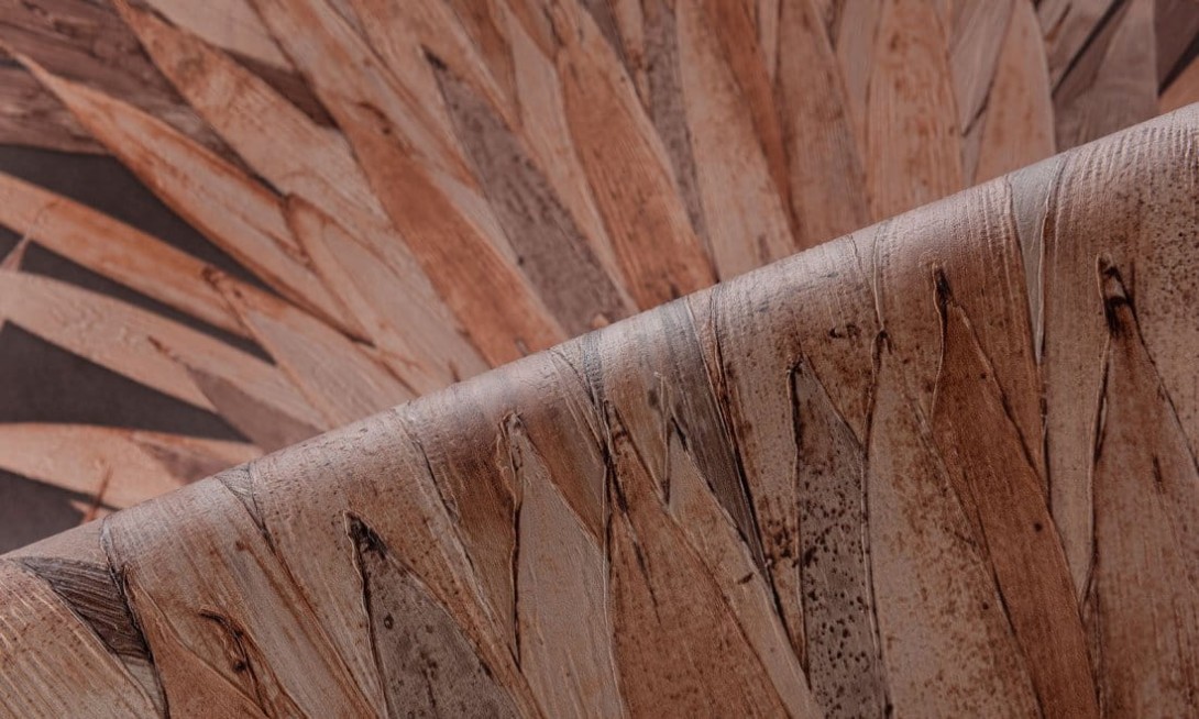 Arte 34002 Selva Abanico - tapeta w wachlarze imitujące liście pandanu