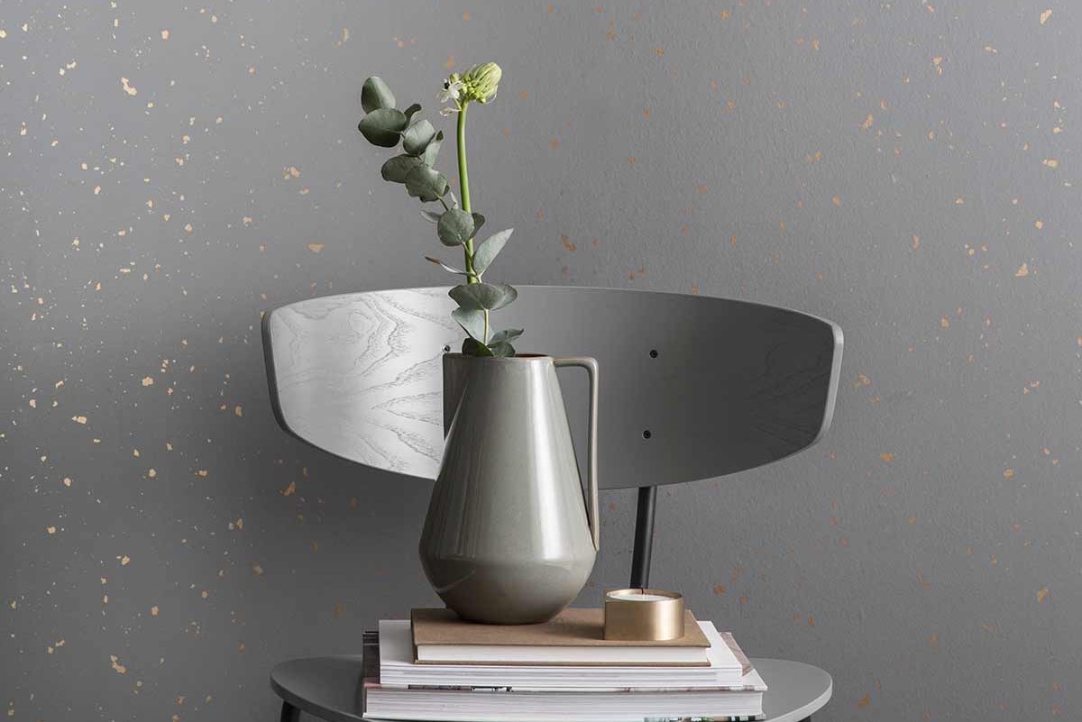 Tapeta Ferm LIVING - Confetti - Grey 174
