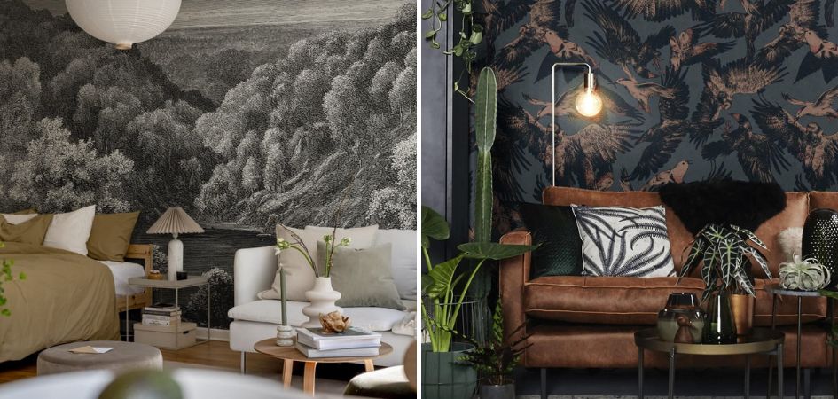 Styl vintage - inspiracje z tapetami