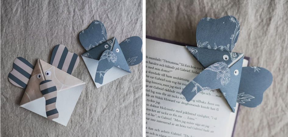 DIY zakładka z tapety