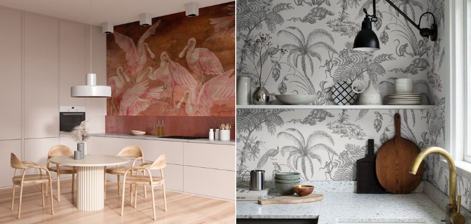 Pomysł na tapetę w kuchni