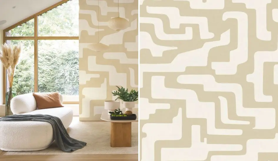 Casadeco 202151204 Rituel Tikal Beige Sable M