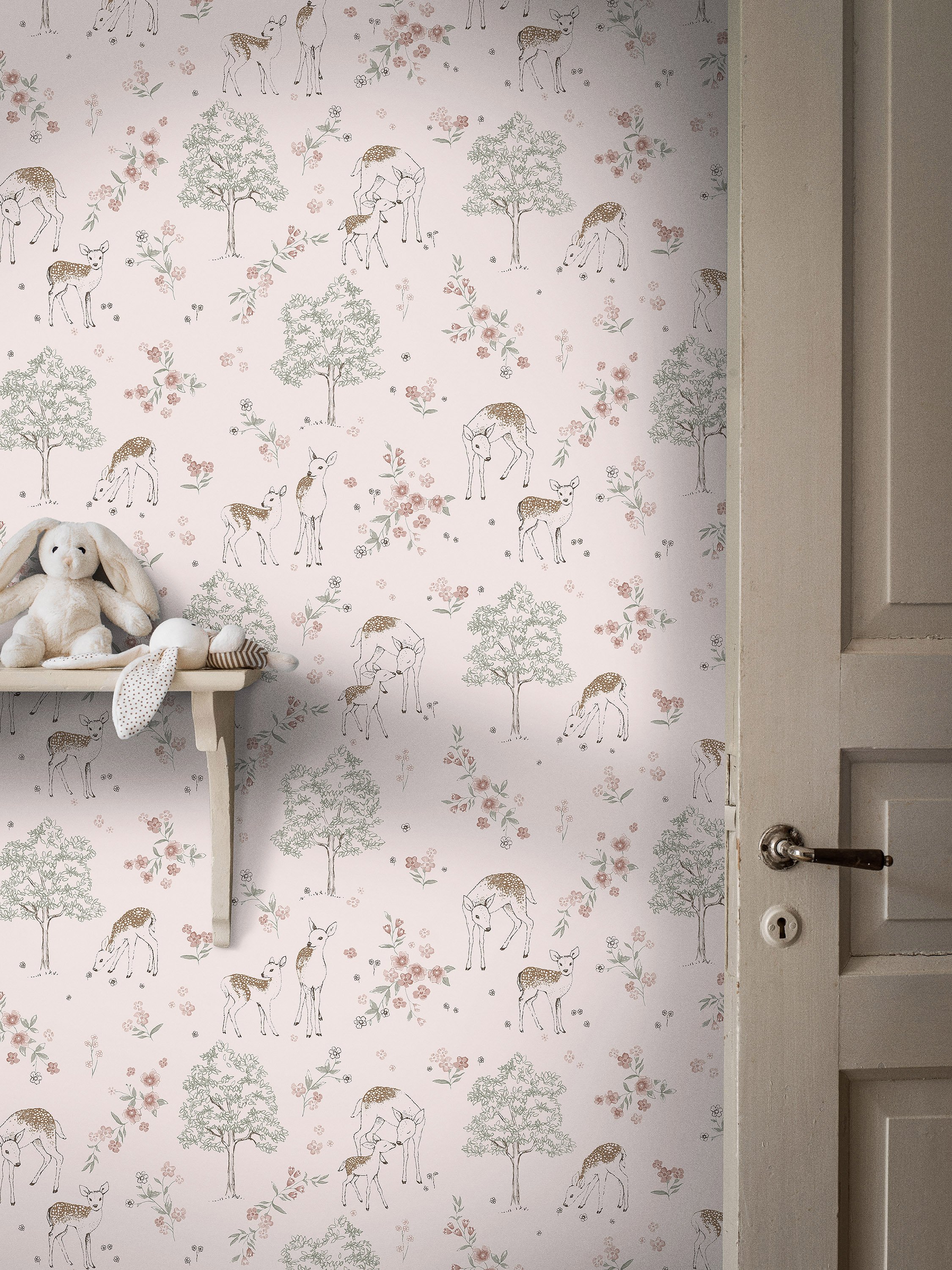 Tapeta Boras Tapeter Newbie 7473 Deer Love Miłośnicy Jelonków