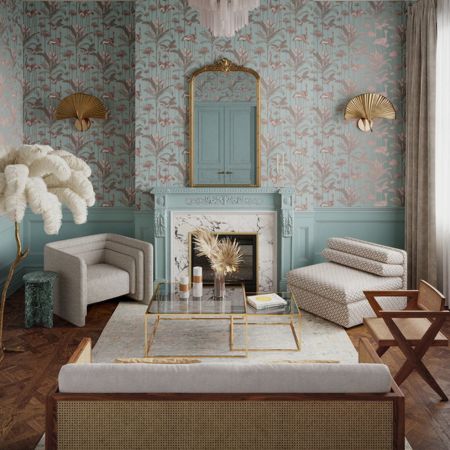 Salon w stylu glamour - elegancja i luksus w nowoczesnym wydaniu