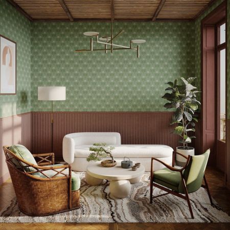 Tapeta do salonu - najpopularniejsze wzory 2024